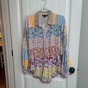 Young Threads Button Down Cottagecore Shirt Large. Appears New.